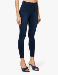 Spanx Jean-ish Cotton-blend Leggings -Whistles Closet Shop 1094 3006587 20018R TWILIGHTRINSE ALT02