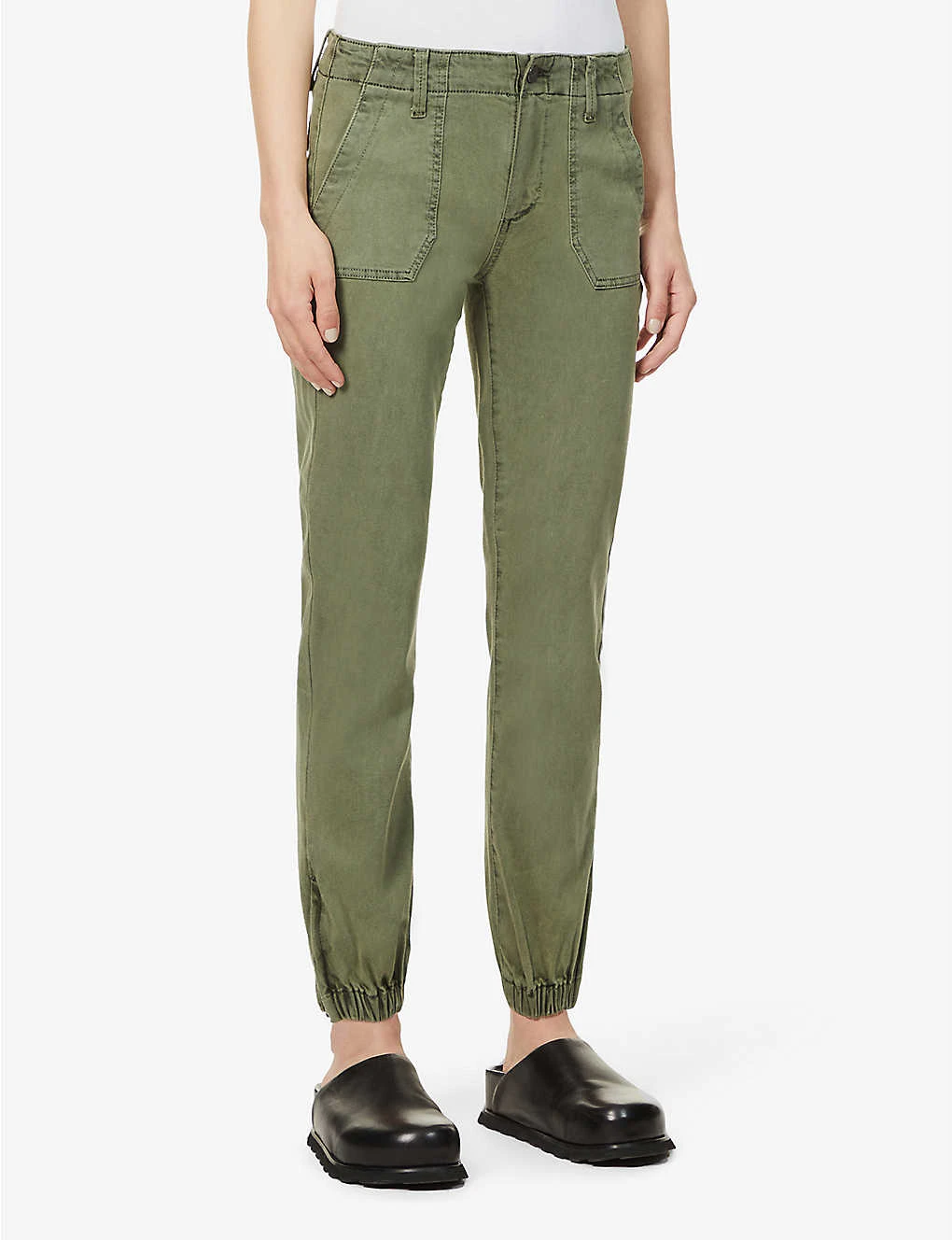 Paige Mayslie High-rise Woven Jogging Bottoms 3 Paige Mayslie High-rise Woven Jogging Bottoms - Image 3