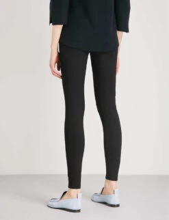 Luxury Stretch-jersey Leggings -Whistles Closet Shop 770 10121 LLCNG BLACK ALT02