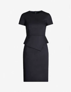 Ted Baker Elynah Asymmetric Tailored Midi Dress