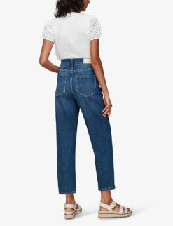 Whistles Broderie Anglaise-embellished Cotton T-shirt 9 Whistles Broderie Anglaise-embellished Cotton T-shirt -Whistles Closet Shop R00126751 WHITE ALT02