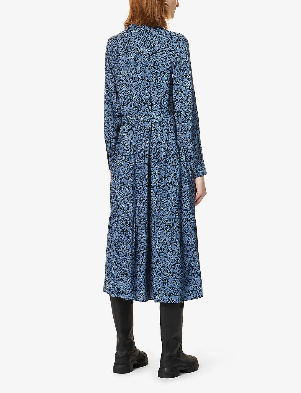 Whistles Floral-print Woven Midi Dress 4 Whistles Floral-print Woven Midi Dress - Image 4
