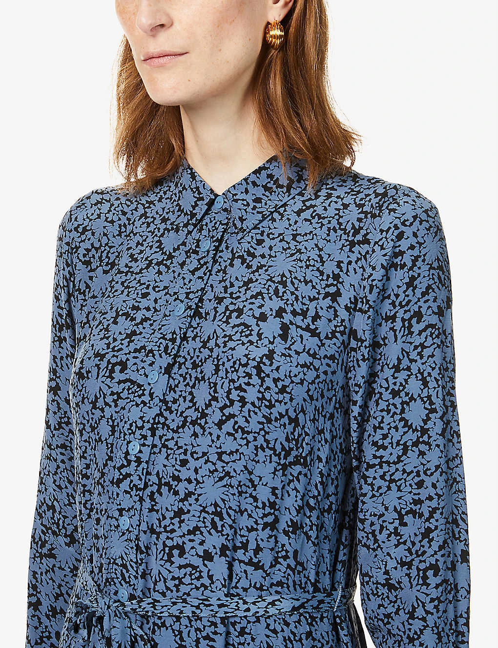 Whistles Floral-print Woven Midi Dress 5 Whistles Floral-print Woven Midi Dress - Image 5