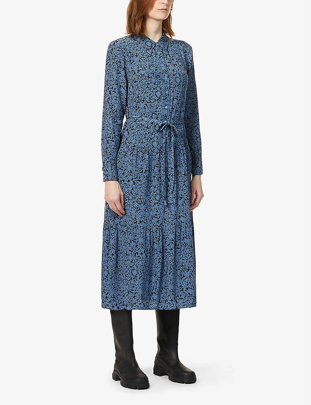 Whistles Floral-print Woven Midi Dress 2 Whistles Floral-print Woven Midi Dress - Image 2