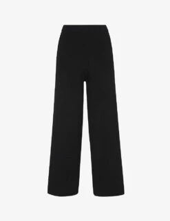 Whistles Knitted Wide-leg Trousers