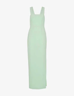Whistles Maria Square-neck Woven Maxi Dress