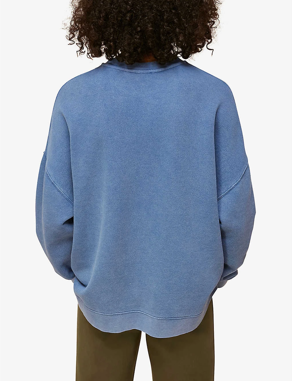 Whistles Patch-pocket Denim Sweatshirt 3 Whistles Patch-pocket Denim Sweatshirt - Image 3