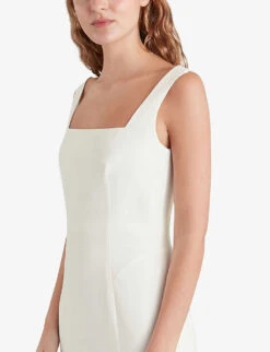 Whistles Mia Square-neck Lace And Crepe Wedding Gown 10 Whistles Mia Square-neck Lace And Crepe Wedding Gown -Whistles Closet Shop R03745571 CREAM ALT04