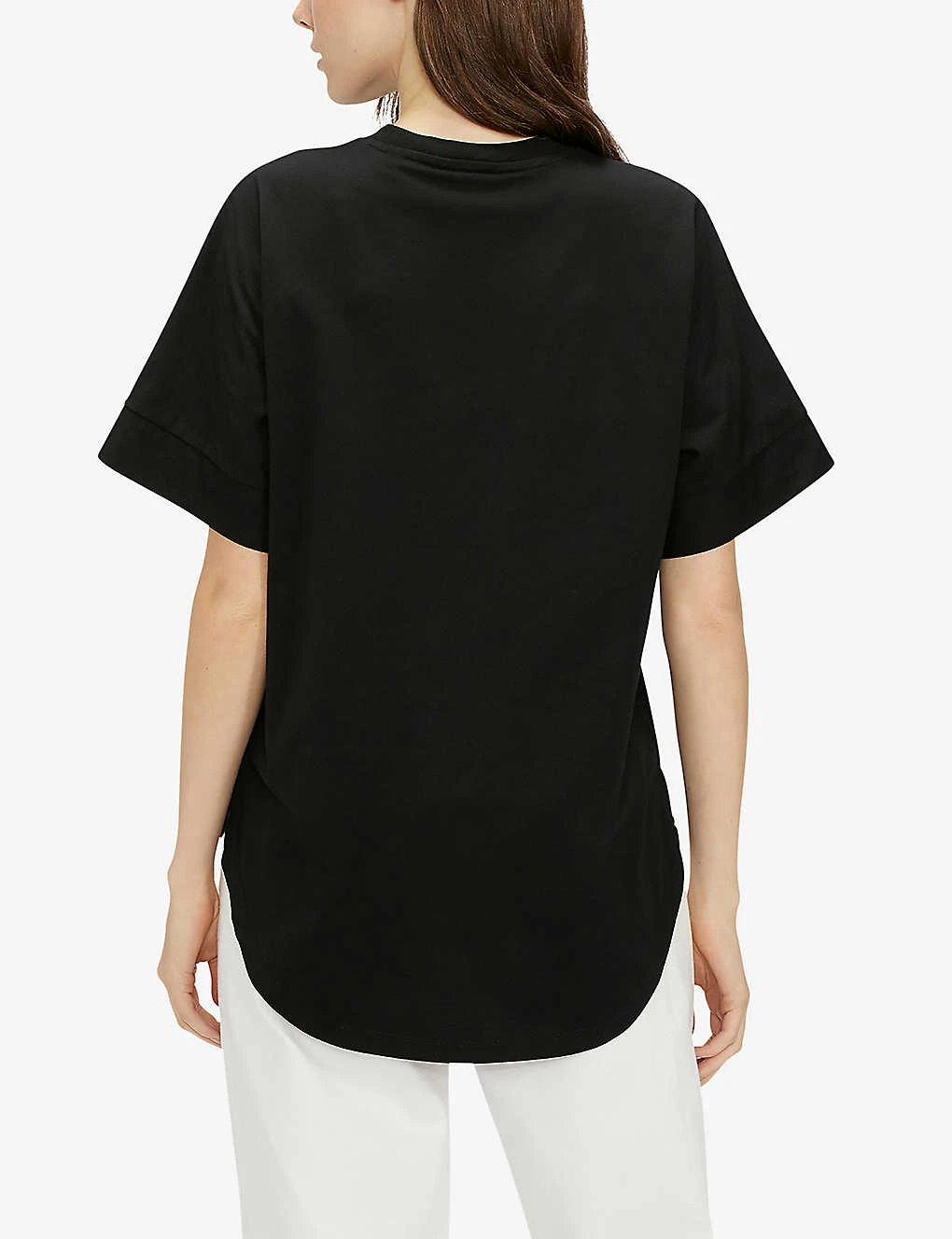 Ted Baker Erisana Flower-embroidered Cotton-jersey T-shirt 3 Ted Baker Erisana Flower-embroidered Cotton-jersey T-shirt - Image 3