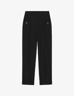 Sandro Gary Virgin Wool-blend Trousers