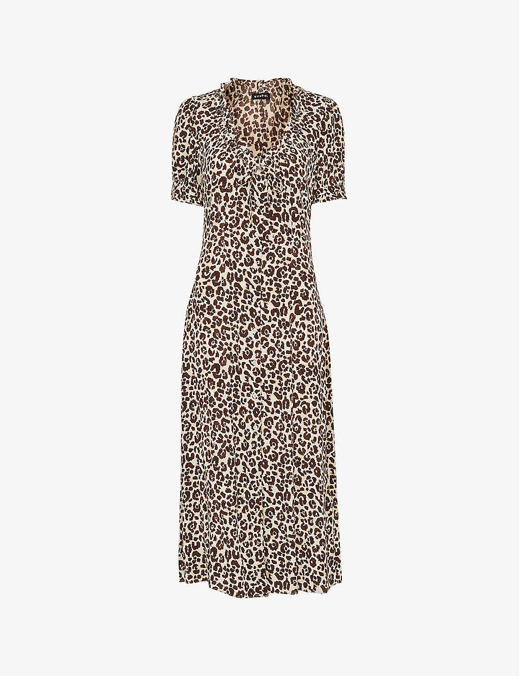 Whistles Ada Animal-print Midi Dress 1 Whistles Ada Animal-print Midi Dress