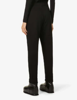 Canada Goose Muskoka Logo Cotton Jogging Bottoms -Whistles Closet Shop R03830563 BLACK ALT03