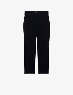 CLAUDIE PIERLOT Poupin Tailored Mid-rise Woven Trousers