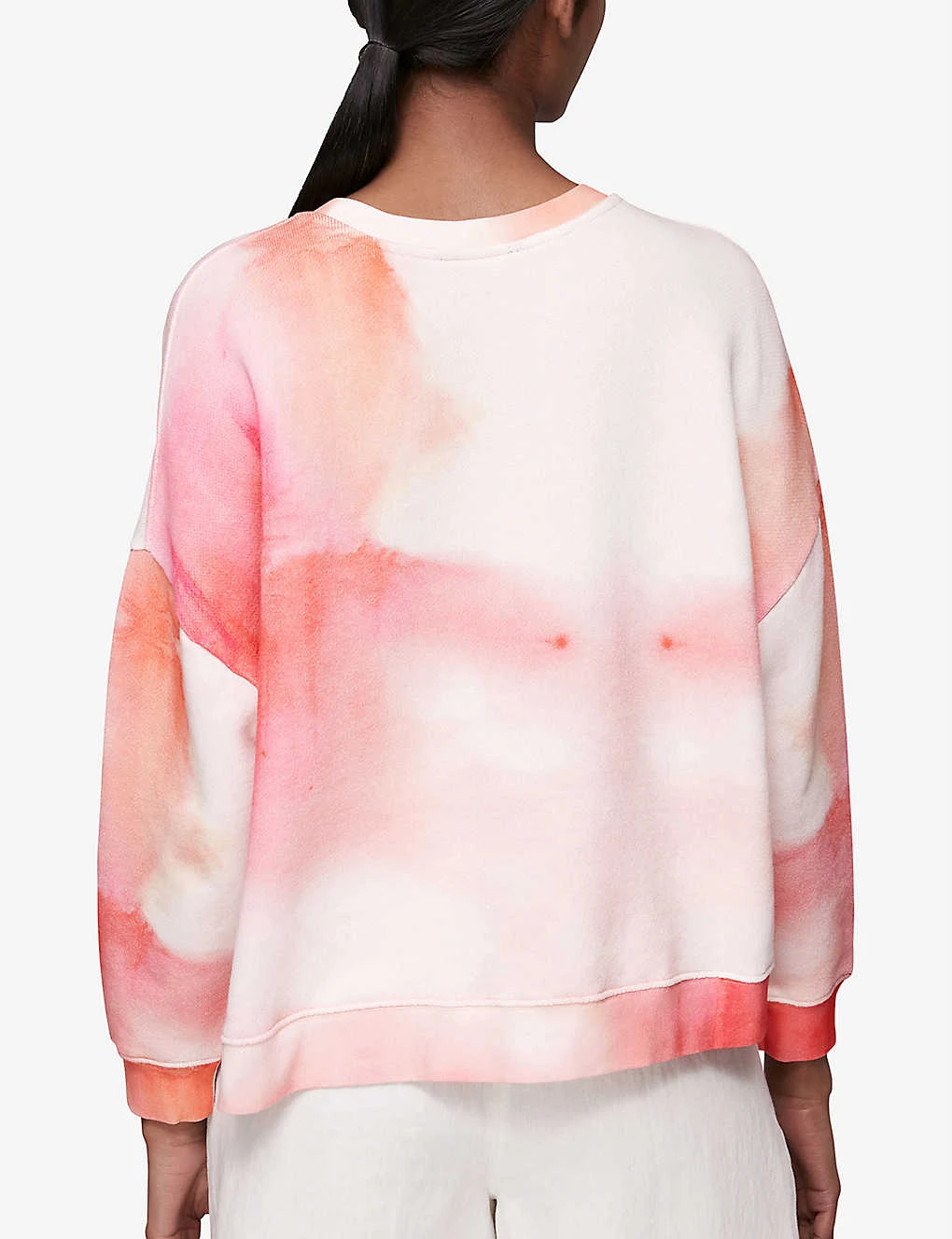 Whistles Tie-dye Cotton-jersey Sweatshirt 4 Whistles Tie-dye Cotton-jersey Sweatshirt - Image 4