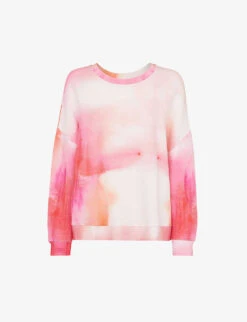 Whistles Tie-dye Cotton-jersey Sweatshirt