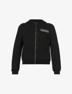 Calvin Klein Reimagined Logo-print Cotton-blend Hoody