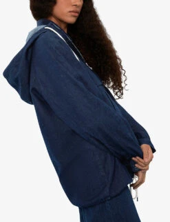 Whistles Ross Pocket-detail Denim Pullover Jacket 7 Whistles Ross Pocket-detail Denim Pullover Jacket -Whistles Closet Shop R03886464 BLUE ALT02