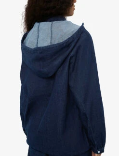 Whistles Ross Pocket-detail Denim Pullover Jacket 8 Whistles Ross Pocket-detail Denim Pullover Jacket -Whistles Closet Shop R03886464 BLUE ALT03