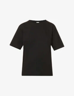 Dries Van Noten Boat-neck Relaxed-fit Cotton-jersey T-shirt