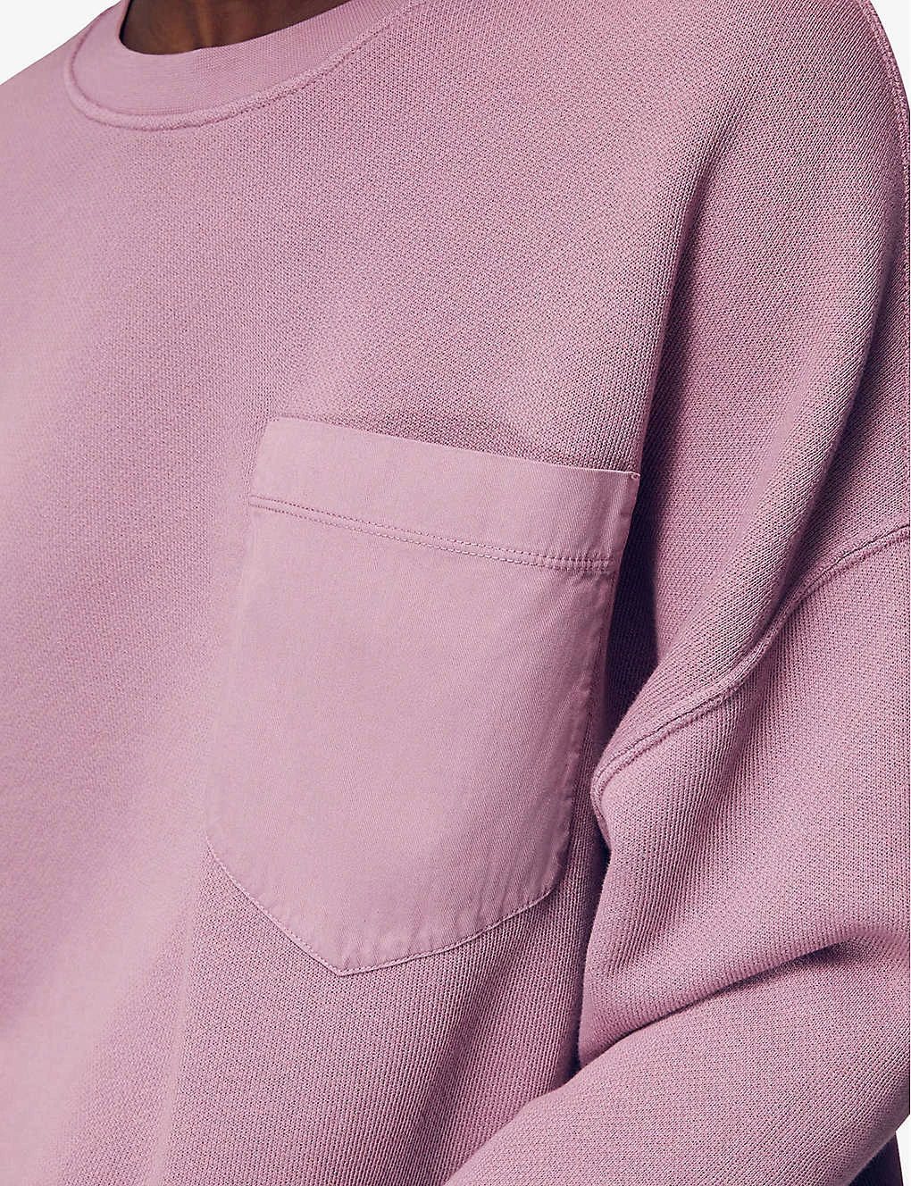 Whistles Denim-pocket Cotton-jersey Sweatshirt 5 Whistles Denim-pocket Cotton-jersey Sweatshirt - Image 5