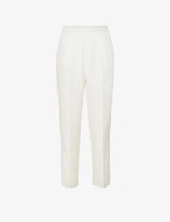 Joseph Comfot Cady Thea Tapered High-rise Stretch-woven Trousers