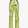 Lupe Straight-leg High-rise Faux-leather Trousers