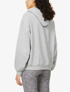 Accolade Kangaroo-pocket Cotton-blend Hoody 8 Accolade Kangaroo-pocket Cotton-blend Hoody -Whistles Closet Shop R03938600 ATHLETICHEATHERGREY ALT03