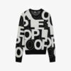 THE KOOPLES Logo-print Cotton-jersey Sweatshirt