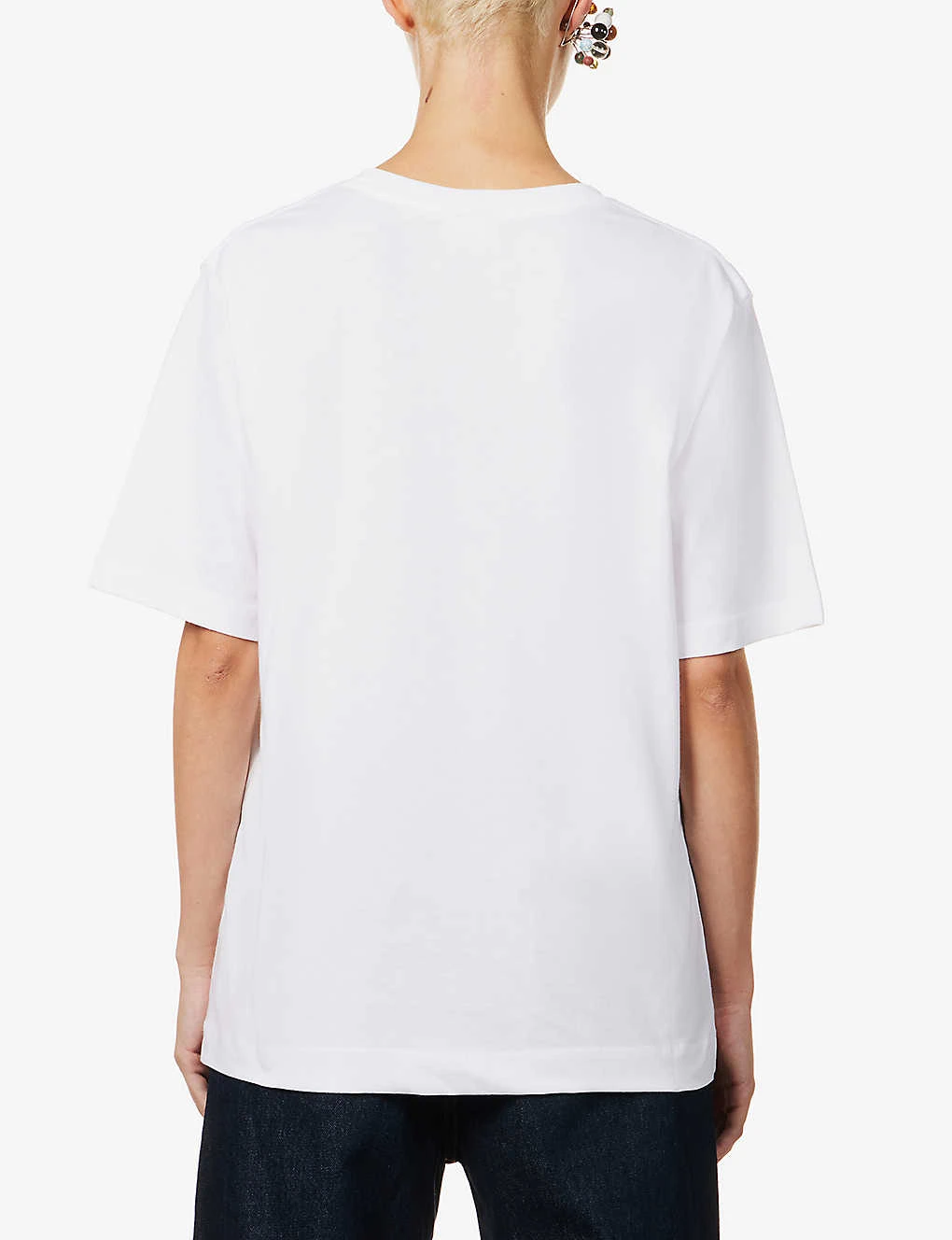 Dries Van Noten Boxy-fit Round-neck Cotton-jersey T-shirt 4 Dries Van Noten Boxy-fit Round-neck Cotton-jersey T-shirt - Image 4