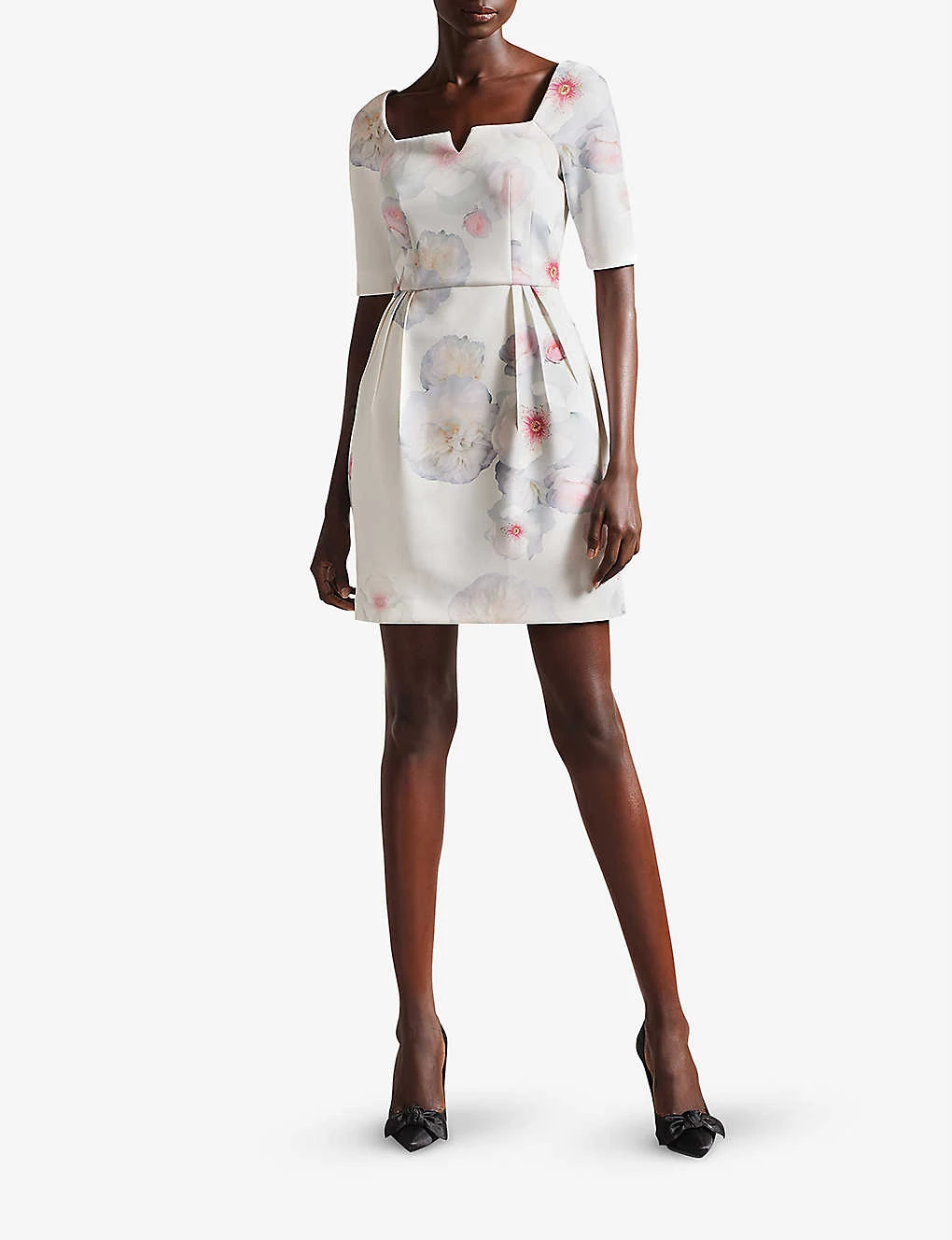 Ted Baker Lawana Floral-print Stretch-woven Mini Dress 2 Ted Baker Lawana Floral-print Stretch-woven Mini Dress - Image 2
