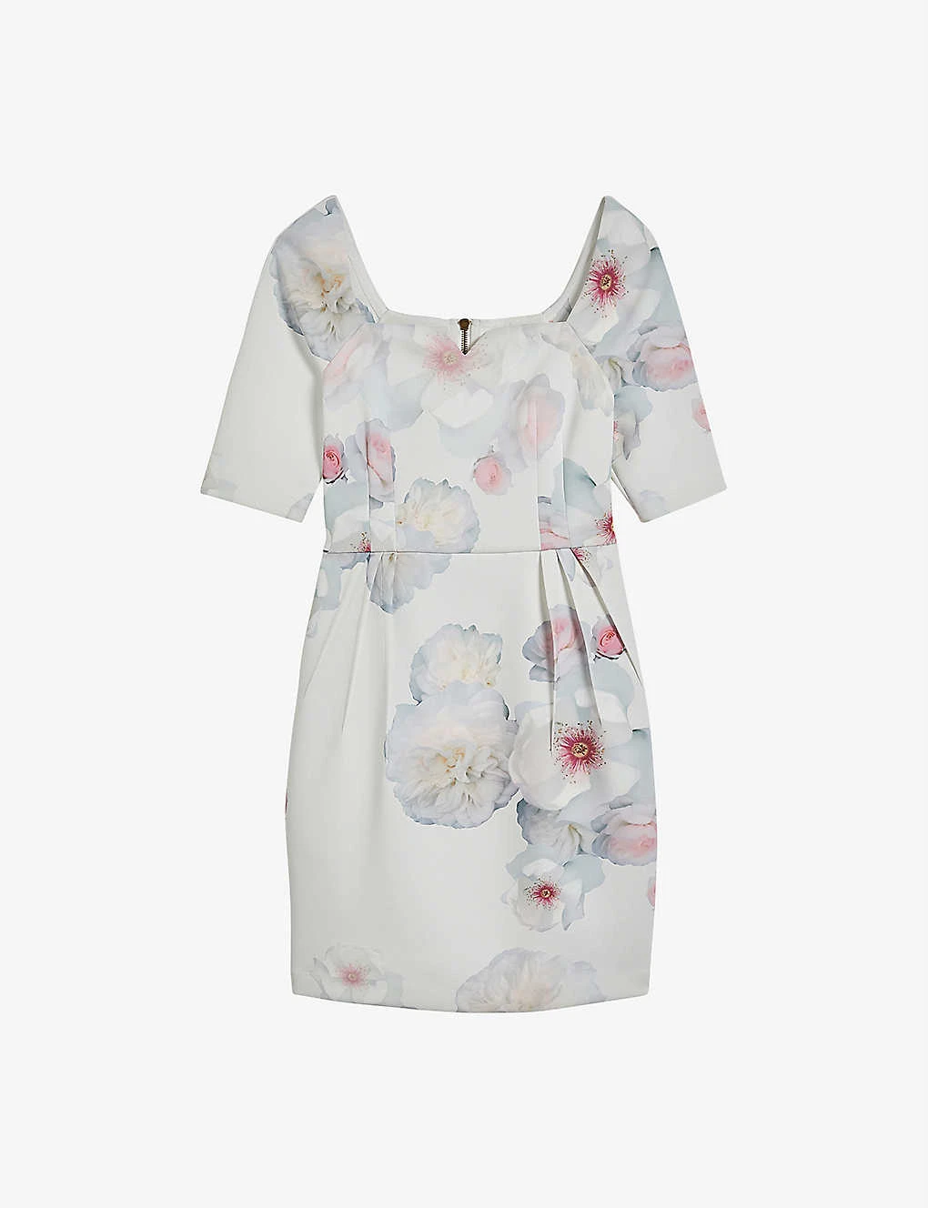 Ted Baker Lawana Floral-print Stretch-woven Mini Dress 1 Ted Baker Lawana Floral-print Stretch-woven Mini Dress
