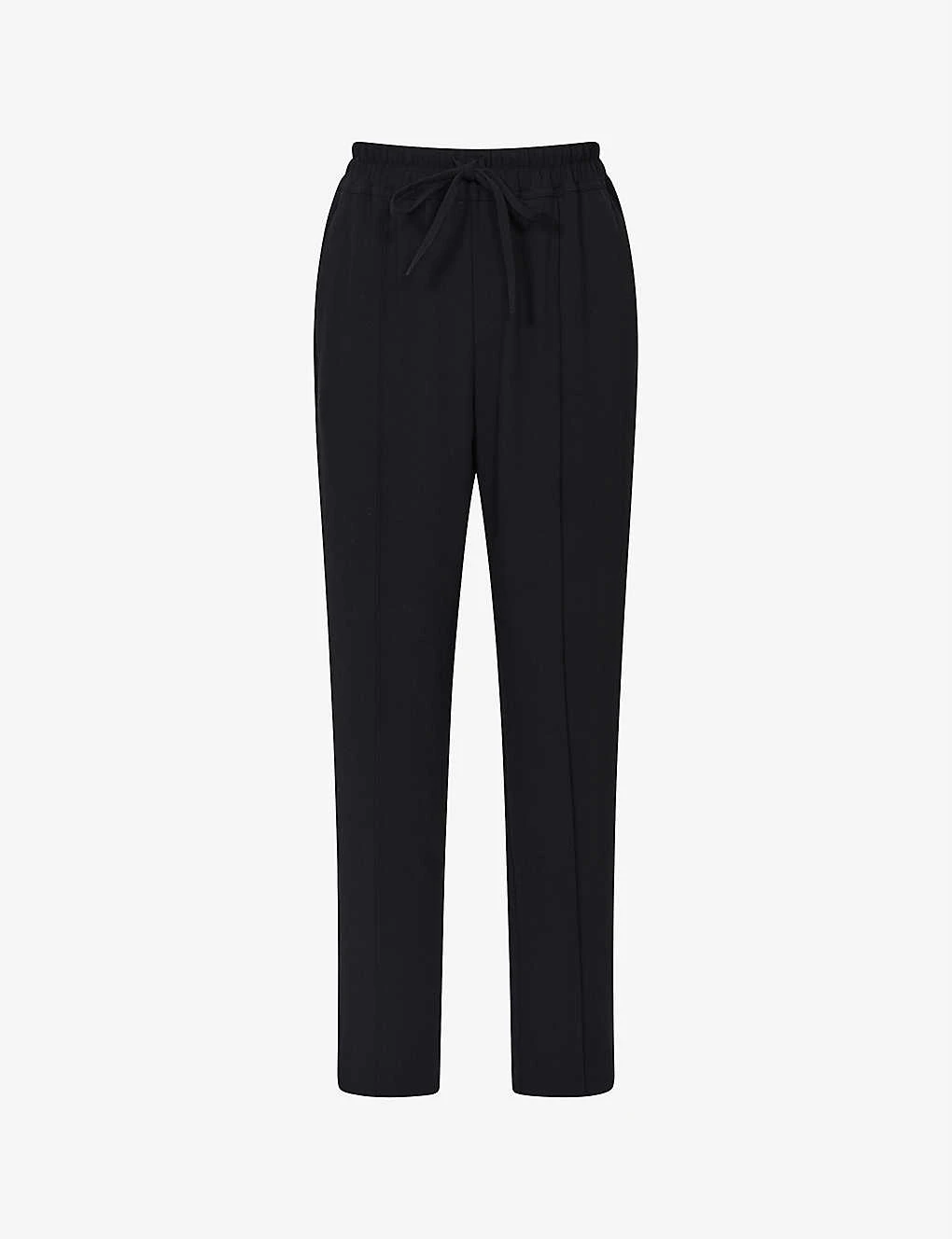 Reiss Hailey Drawstring-waist Tapered-leg Recycled Polyester-blend Trousers 1 Reiss Hailey Drawstring-waist Tapered-leg Recycled Polyester-blend Trousers