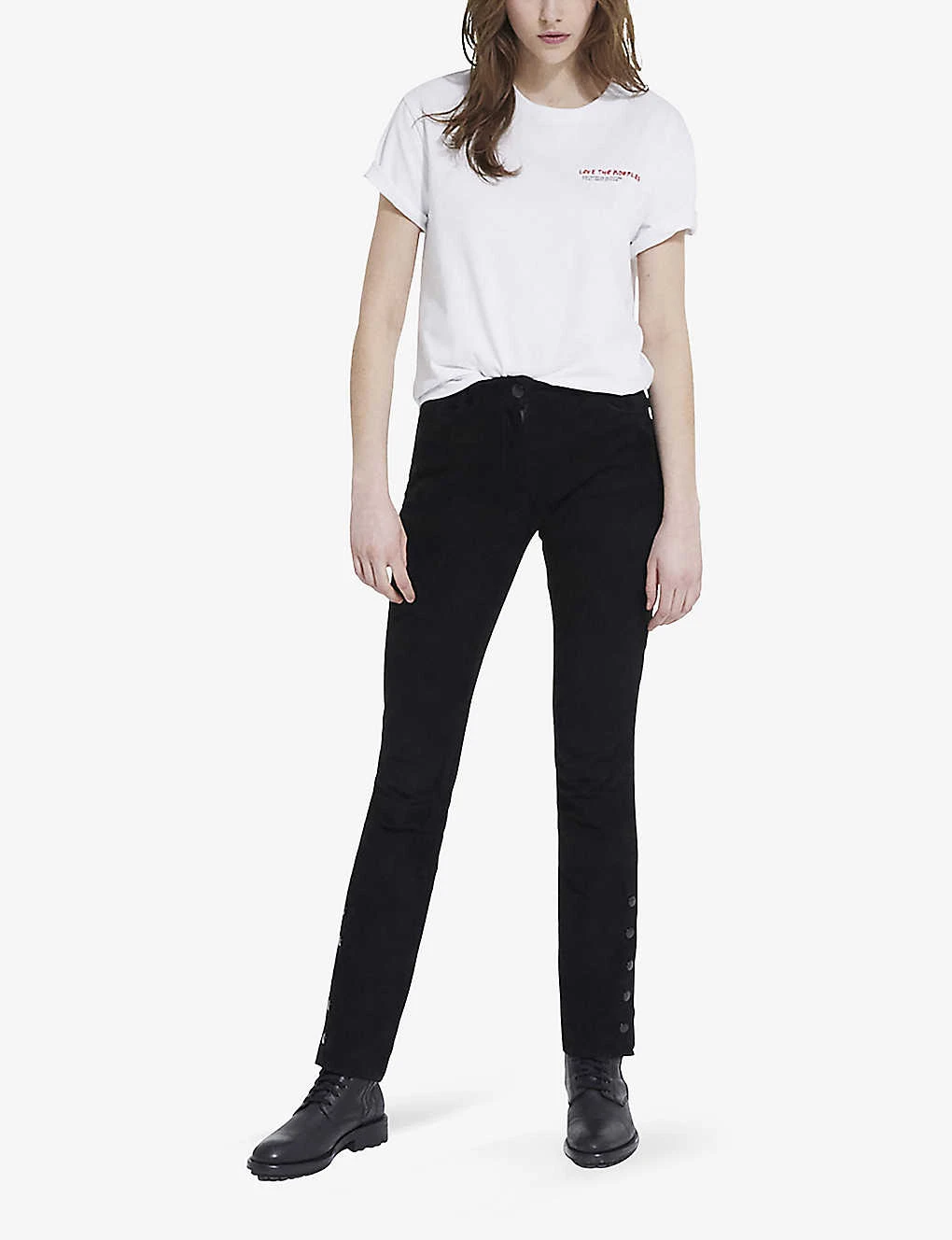 THE KOOPLES Graphic Logo-print Cotton-jersey T-shirt 2 THE KOOPLES Graphic Logo-print Cotton-jersey T-shirt - Image 2