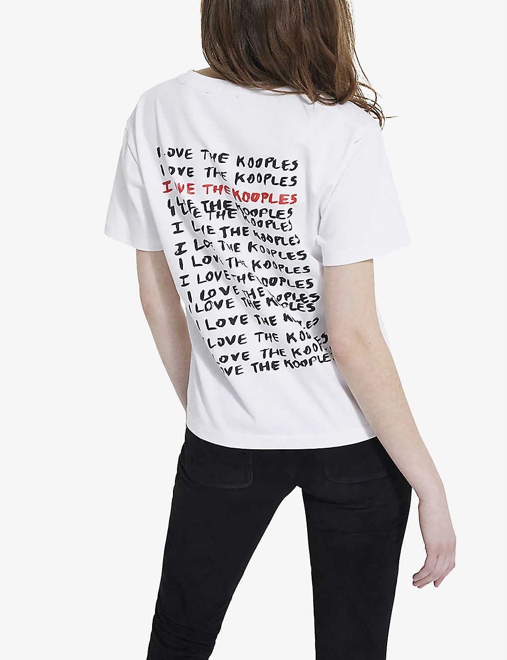 THE KOOPLES Graphic Logo-print Cotton-jersey T-shirt 4 THE KOOPLES Graphic Logo-print Cotton-jersey T-shirt - Image 4