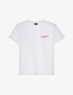 THE KOOPLES Graphic Logo-print Cotton-jersey T-shirt