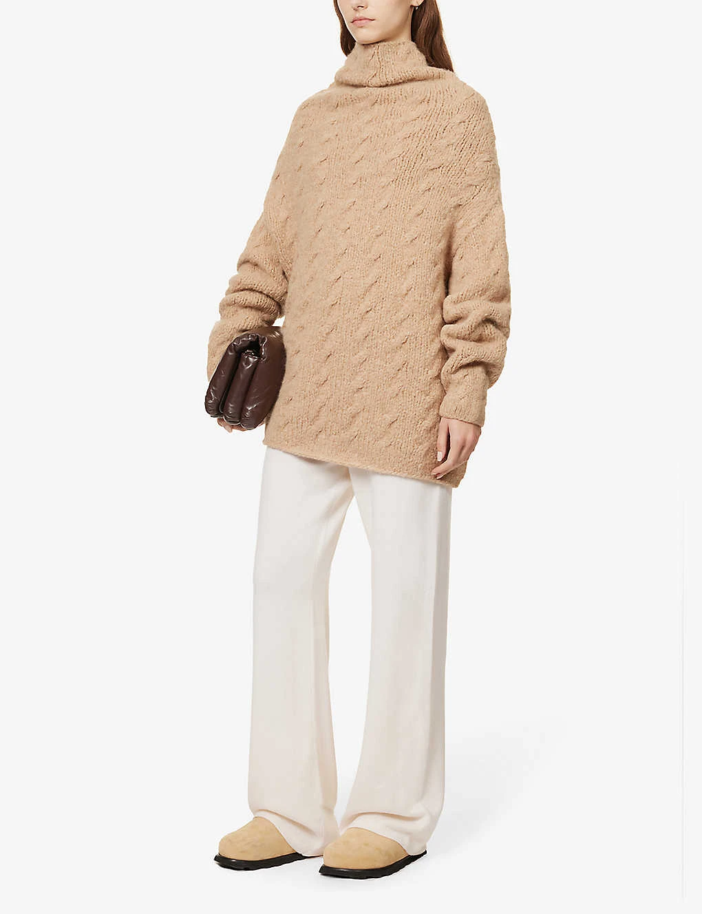 Joseph Relaxed-fit High-rise Wool-blend Trousers 2 Joseph Relaxed-fit High-rise Wool-blend Trousers - Image 2