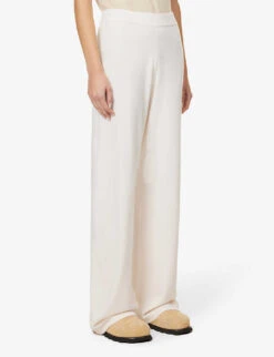 Joseph Relaxed-fit High-rise Wool-blend Trousers 7 Joseph Relaxed-fit High-rise Wool-blend Trousers -Whistles Closet Shop R03996165 IVORY ALT02