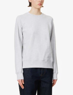 Canada Goose Muskoka Logo-print Cotton Sweatshirt -Whistles Closet Shop R03997818 SILVERBIRCHHEATHER ALT02