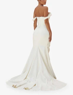 Delphine Sleeveless Satin Maxi Dress 8 Delphine Sleeveless Satin Maxi Dress -Whistles Closet Shop R03998257 IVORY ALT03