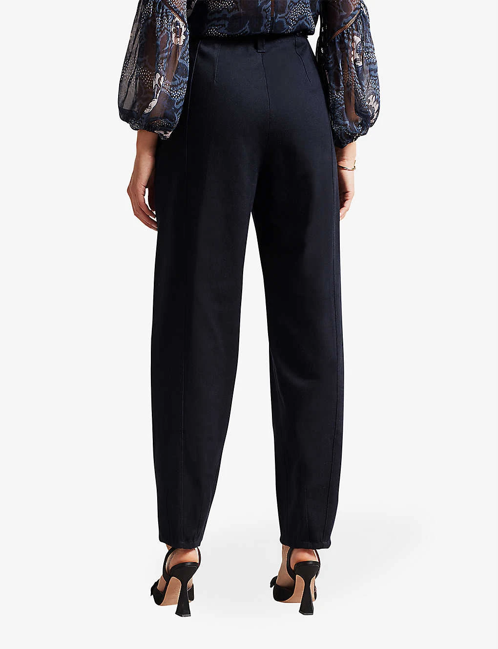 Ted Baker Eliona Barrel-leg Woven Trousers 4 Ted Baker Eliona Barrel-leg Woven Trousers - Image 4