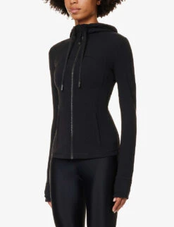 Lululemon Define High-neck Stretch-jersey Jacket 7 Lululemon Define High-neck Stretch-jersey Jacket -Whistles Closet Shop R04044735 BLACK ALT02