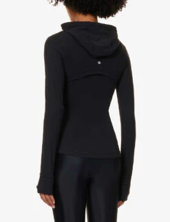 Lululemon Define High-neck Stretch-jersey Jacket 8 Lululemon Define High-neck Stretch-jersey Jacket -Whistles Closet Shop R04044735 BLACK ALT03