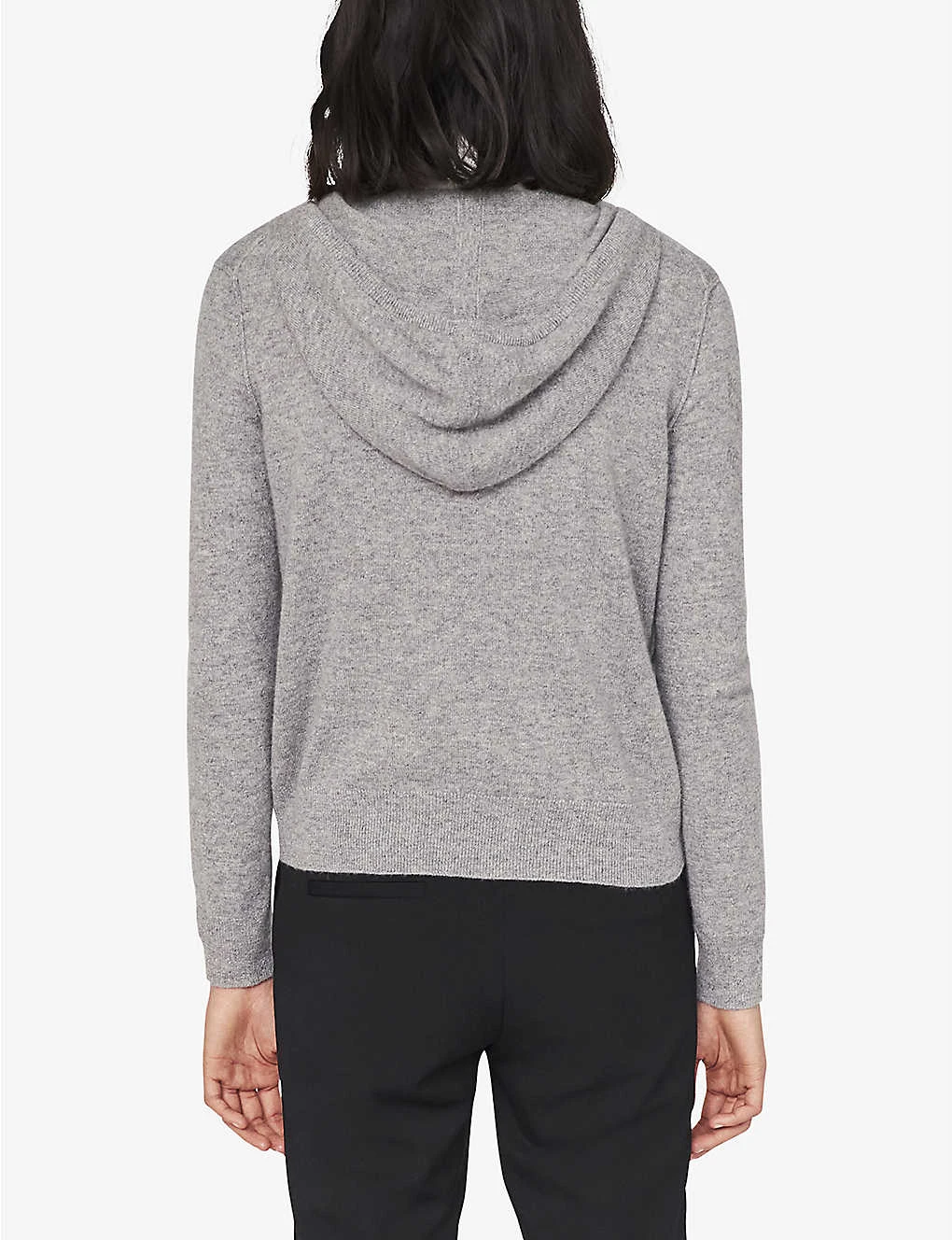 Ikks Hooded Long-sleeved Cashmere Hoody 4 Ikks Hooded Long-sleeved Cashmere Hoody - Image 4