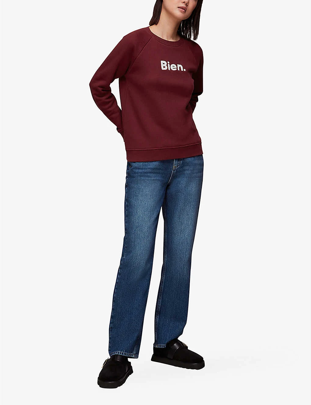 Whistles Bien Relaxed-fit Cotton Sweatshirt 2 Whistles Bien Relaxed-fit Cotton Sweatshirt - Image 2