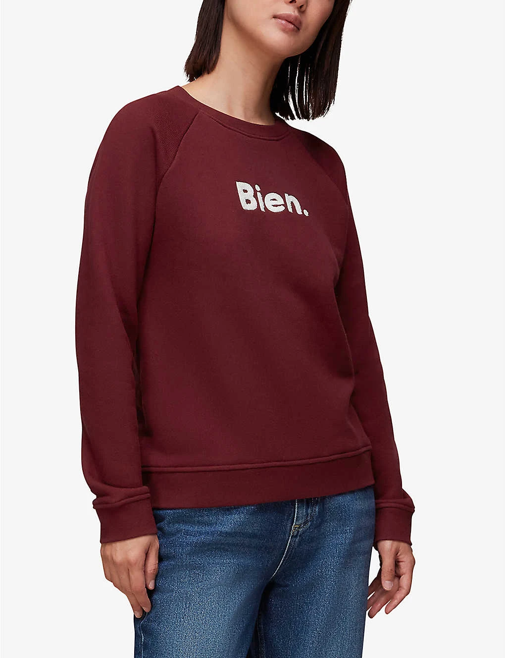 Whistles Bien Relaxed-fit Cotton Sweatshirt 3 Whistles Bien Relaxed-fit Cotton Sweatshirt - Image 3
