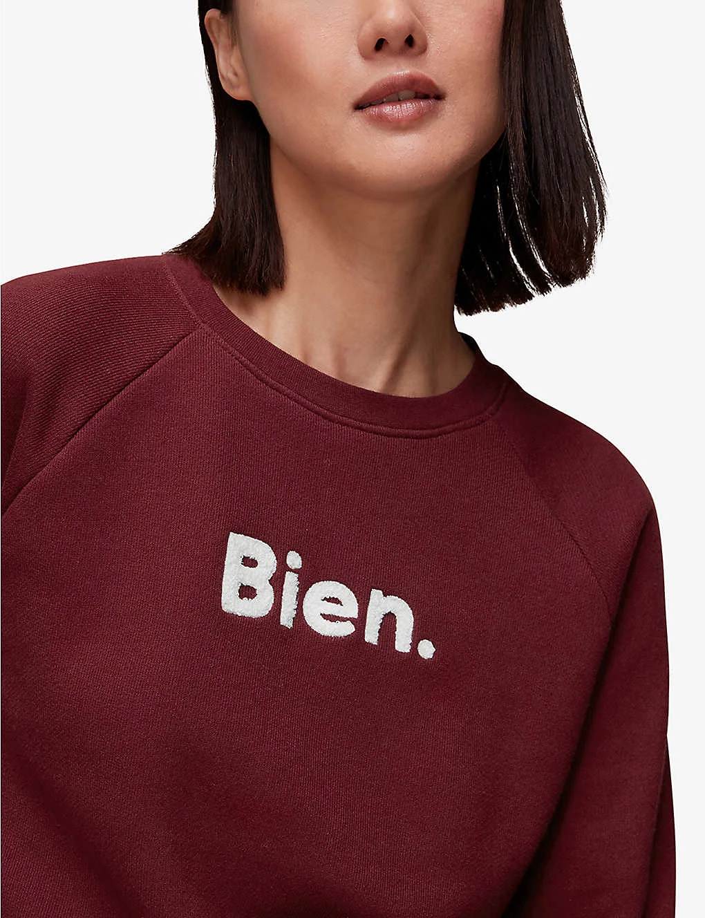 Whistles Bien Relaxed-fit Cotton Sweatshirt 5 Whistles Bien Relaxed-fit Cotton Sweatshirt - Image 5