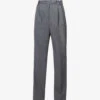 Bea Straight-leg High-rise Woven Trousers