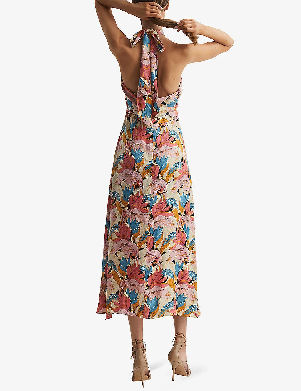 Reiss Electra Floral-print Woven Maxi Dress 4 Reiss Electra Floral-print Woven Maxi Dress - Image 4