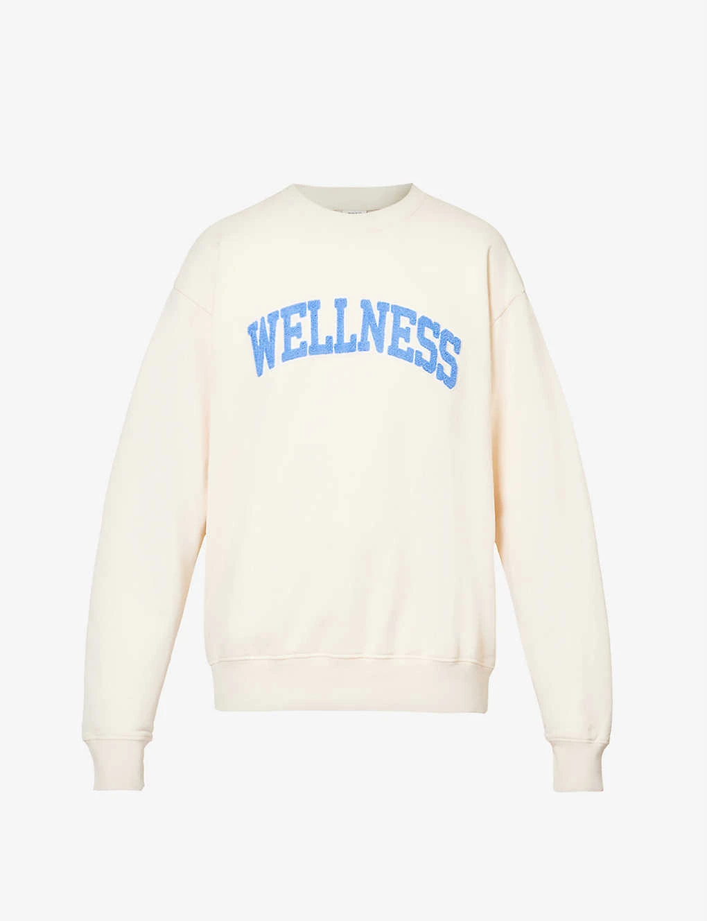 Wellness Slogan-print Cotton-jersey Sweatshirt 1 Wellness Slogan-print Cotton-jersey Sweatshirt