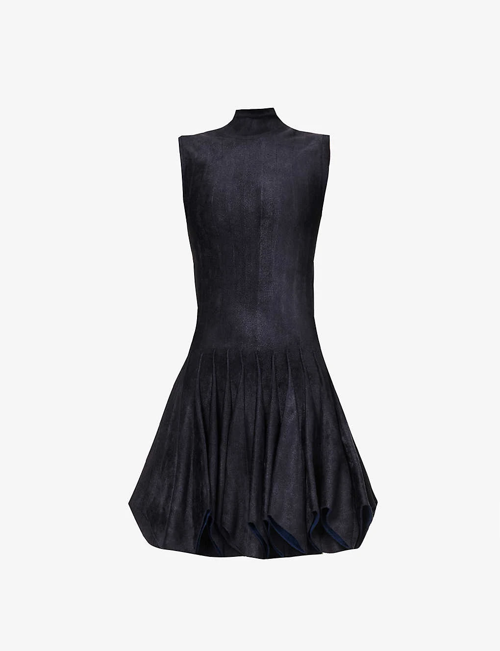 ALAIA Godet Flared-hem Stretch-woven Mini Dress 1 ALAIA Godet Flared-hem Stretch-woven Mini Dress
